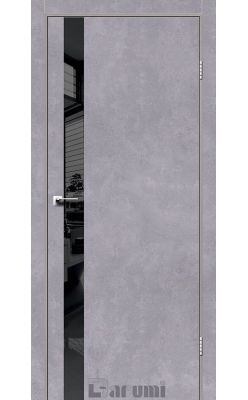 Plato Line PTL-04 серый бетон глухая стекло черное