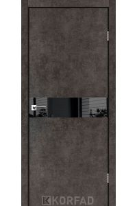 GLP-01 лофт бетон глухая стекло черное