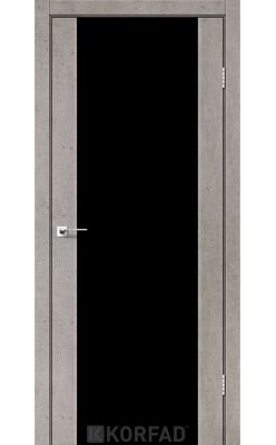 SR-01 лайт бетон стекло черное триплекс 8 мм